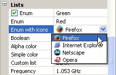 Icons in Smart PropertyGrid