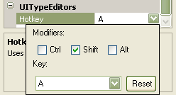 ShortcutKeys UITypeEditor